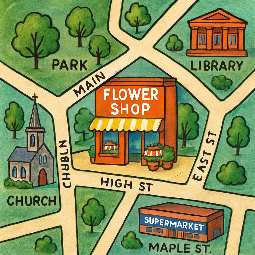Mapa de ubicación de la tienda