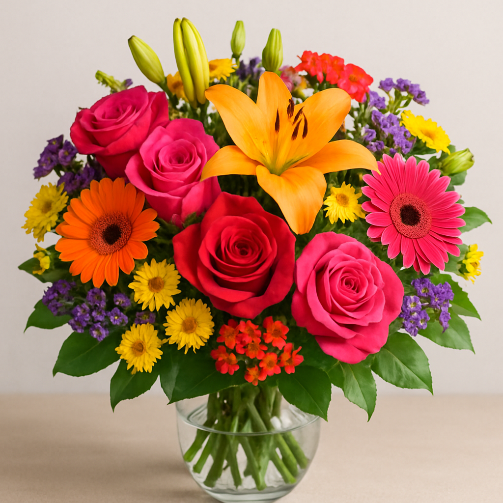 Ramo de flores frescas